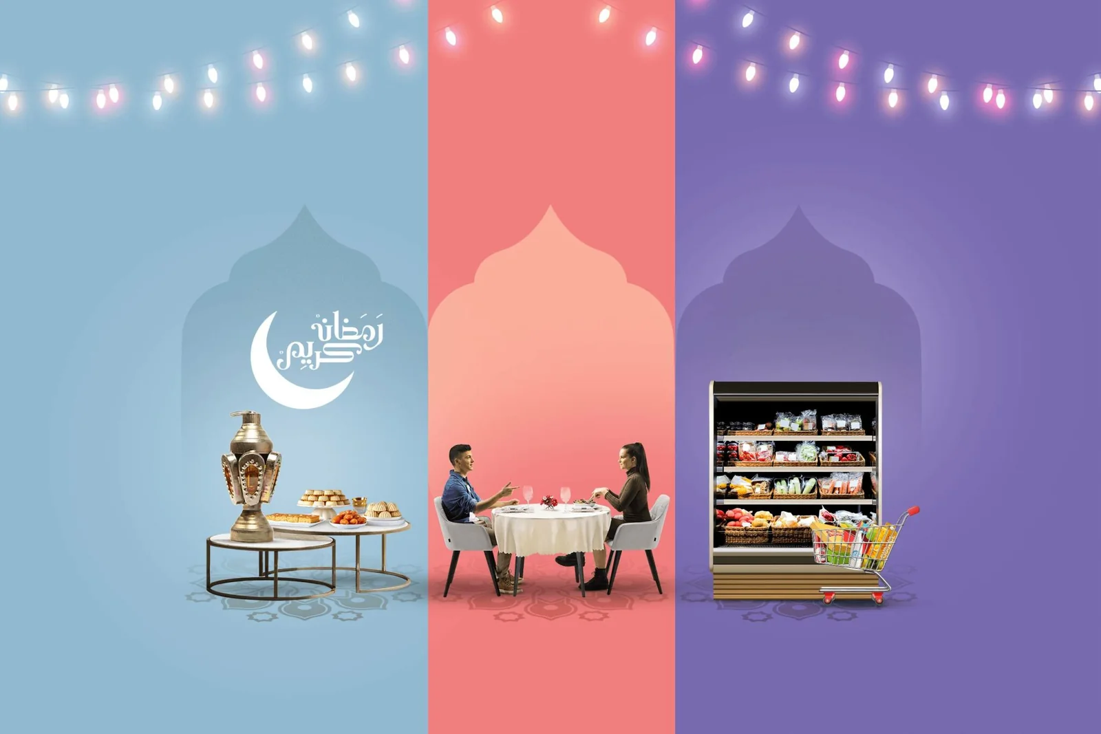Alex Bank seasonal campaign creative promoting in-app offers, dining, and grocery payments