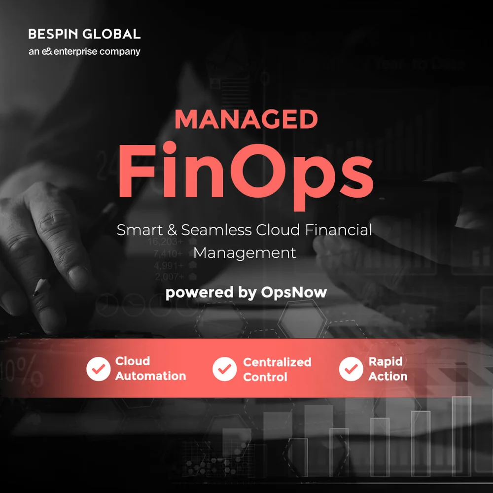 Bespin Global, managed FinOps, smart and seamless cloud financial management powered by OpsNow