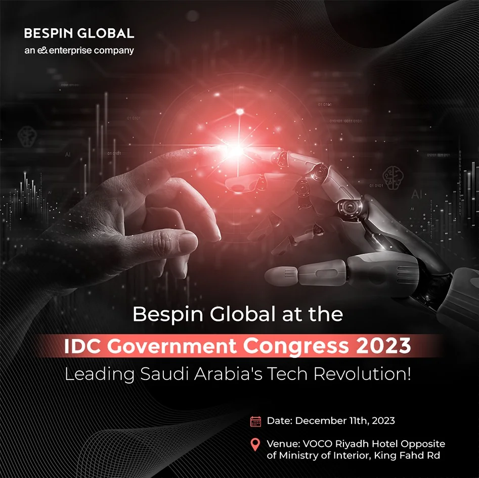 Bespin Global at the IDC Government Congress 2023, leading Saudi Arabia's tech revolution