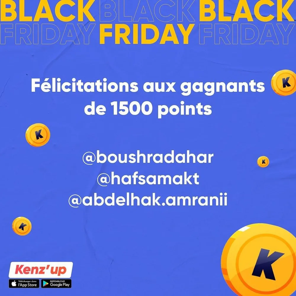 Kenz'up deals x3 cashback across all brands, shown on the app